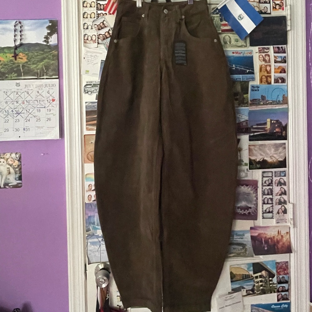Forever 21 Baggy Brown Corduroy Pants